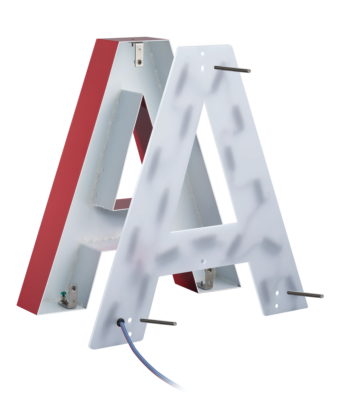Halo Lit Painted Aluminum Channel Letters & Numbers