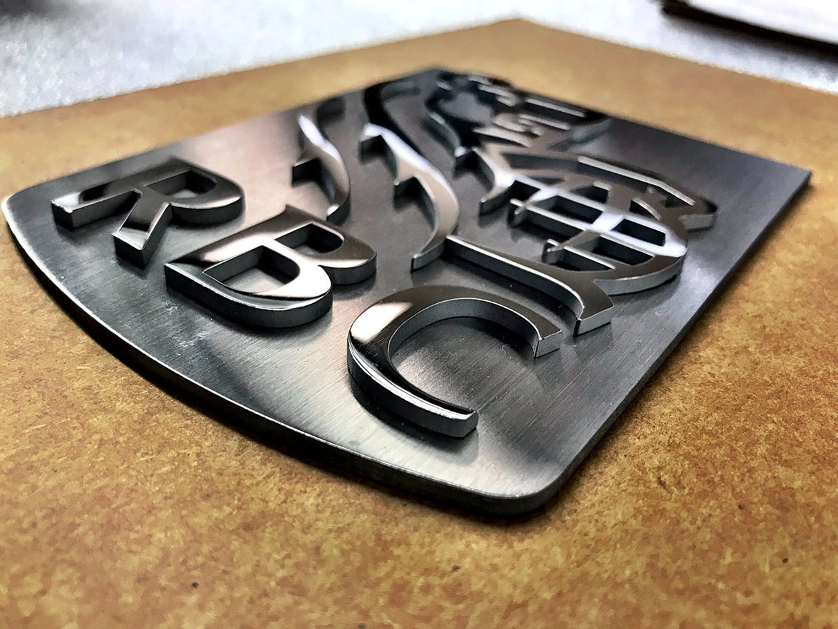 polished stainless steel sign letters