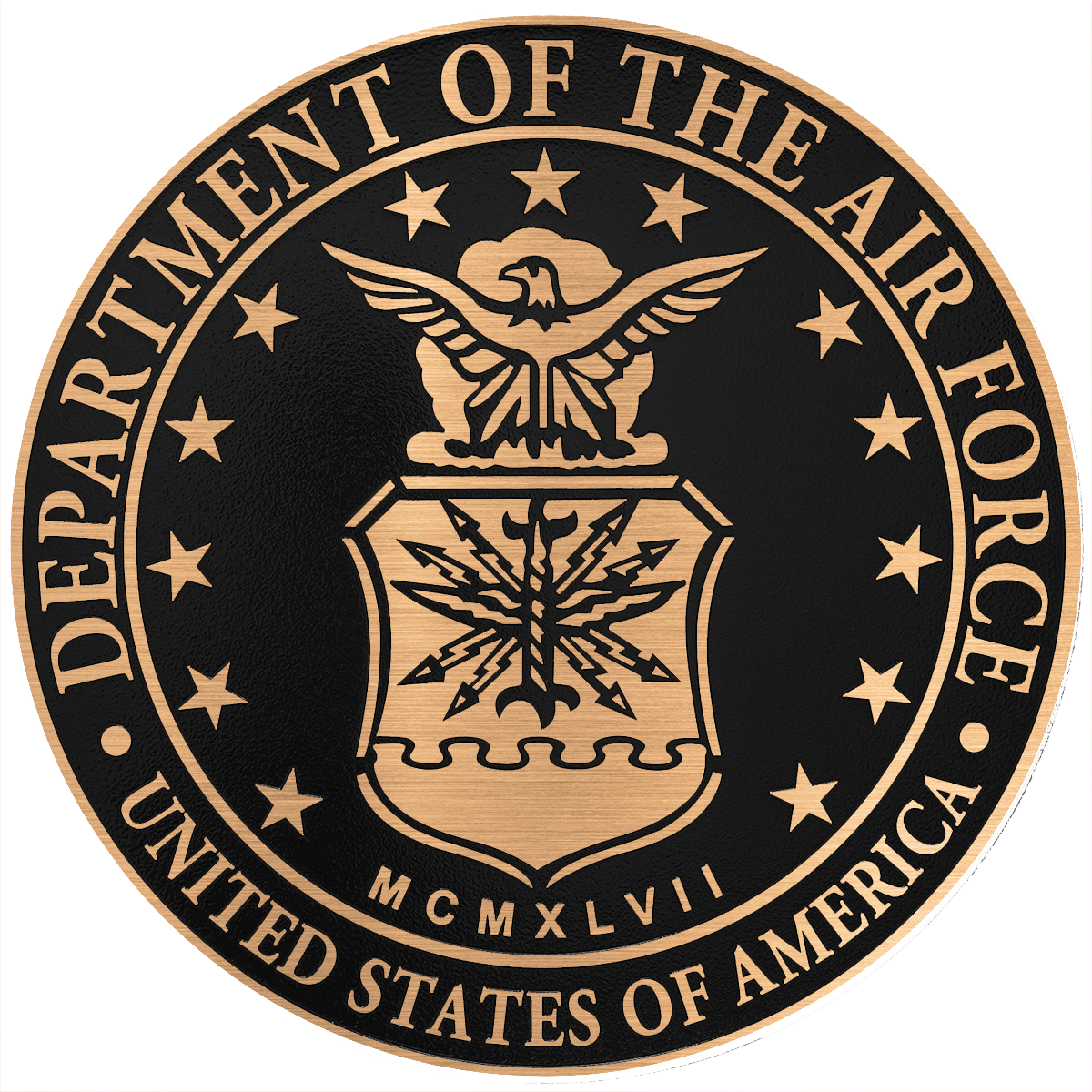 US Air Force Bronze Seal