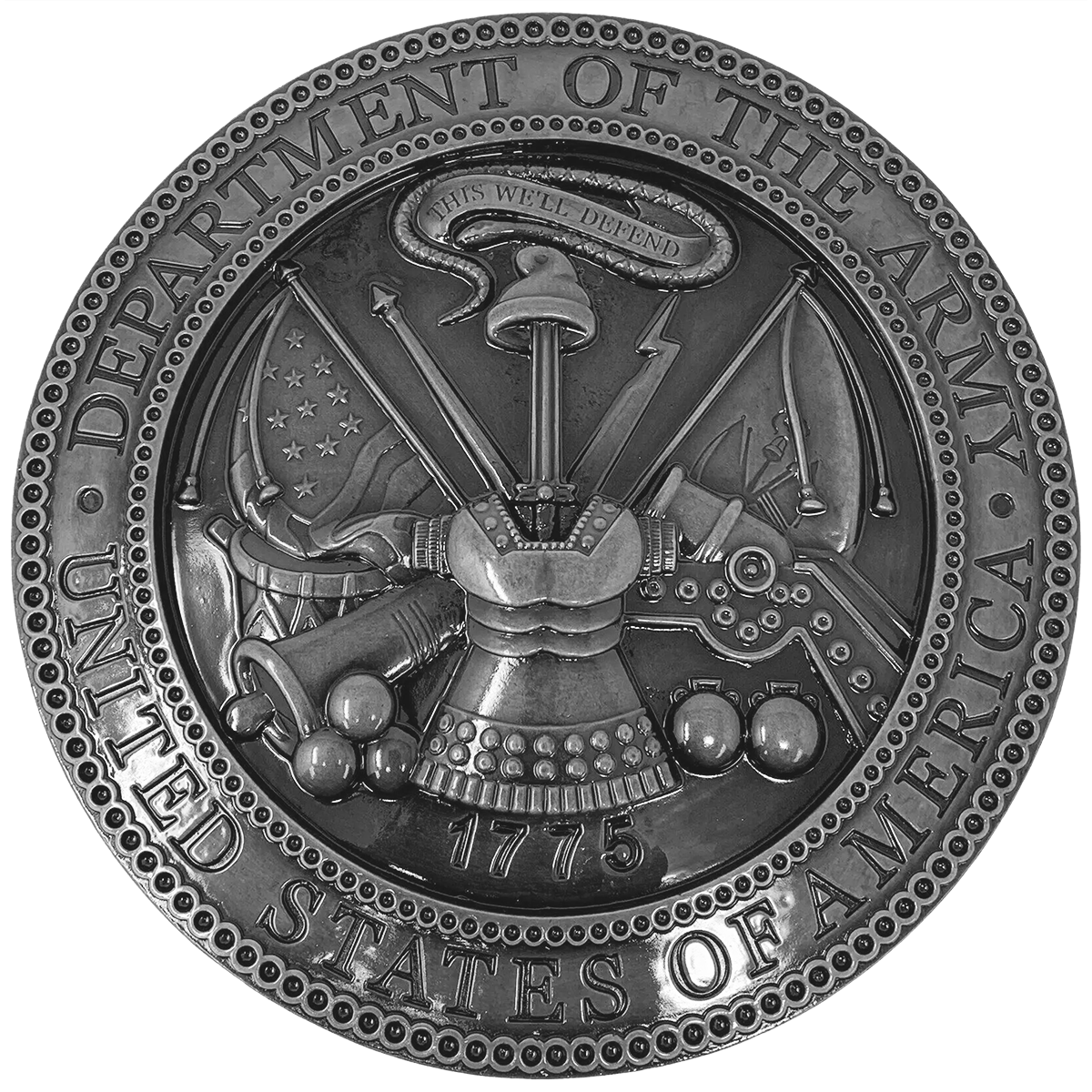 US Department of the Army Aluminum Seal