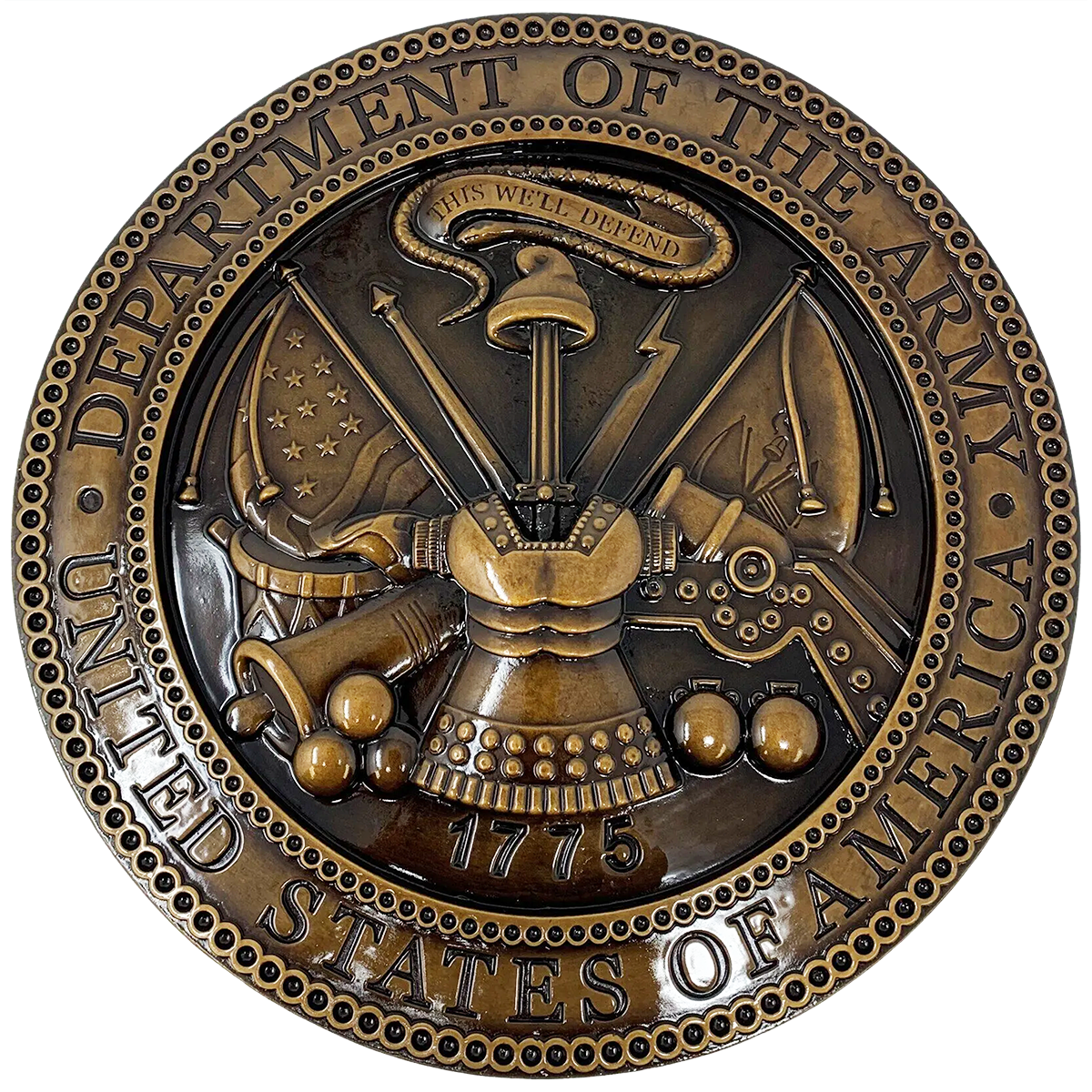 US Department of the Army Bronze Seal
