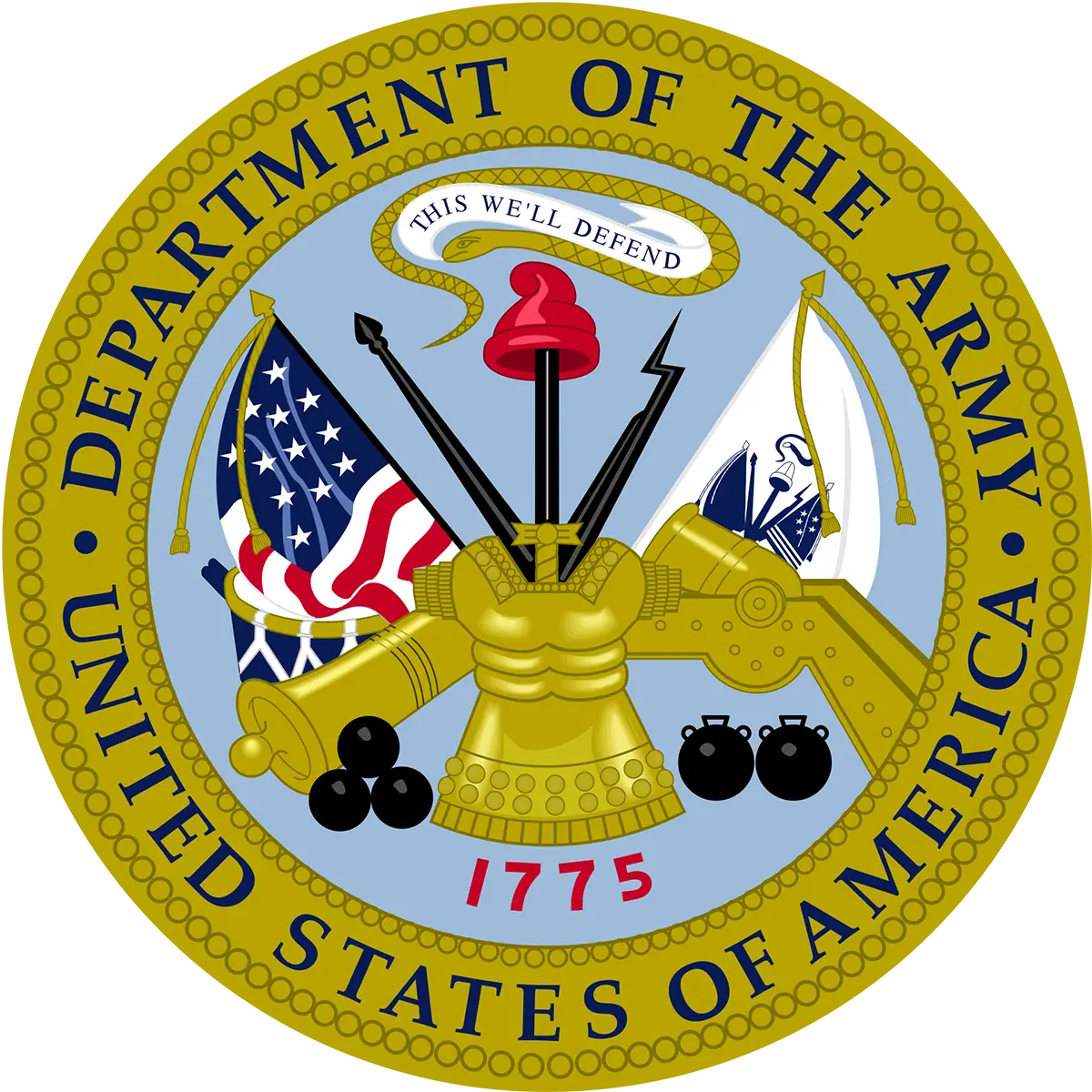Seal of the Department of the Army, United States of America
