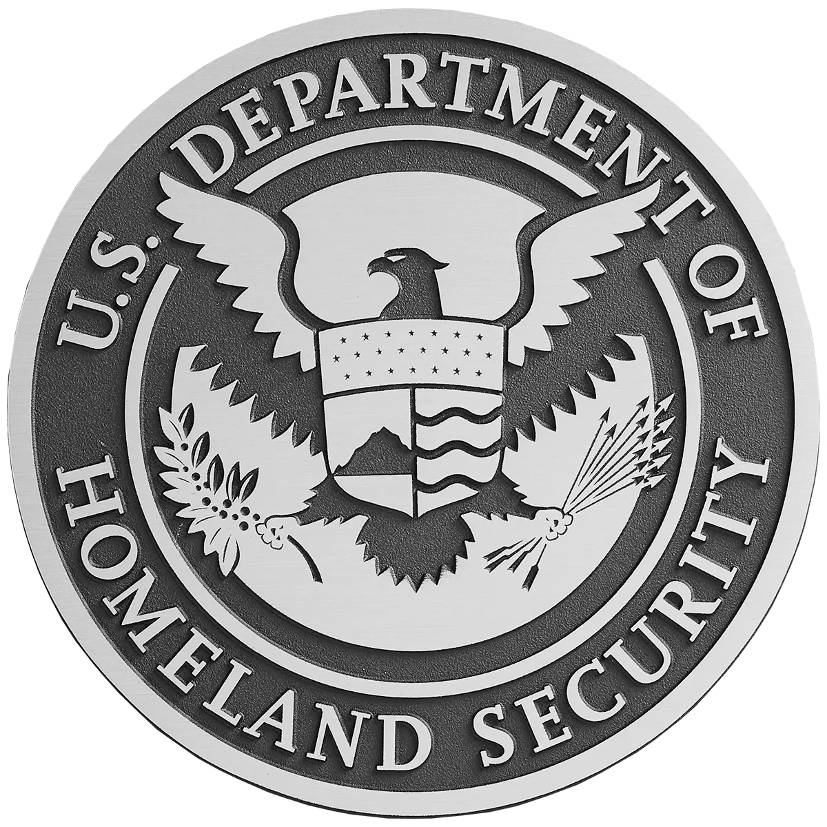 Solid cast division 10 BAA & BABA certified architectural aluminum US Department of Homeland Security seal