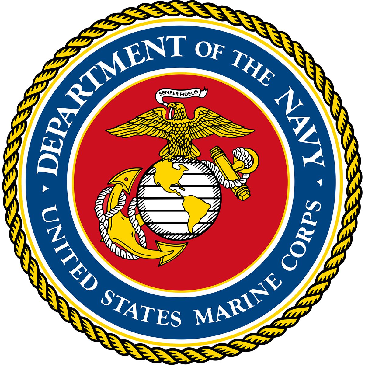 Full Color US Military Seal (Aluminum)