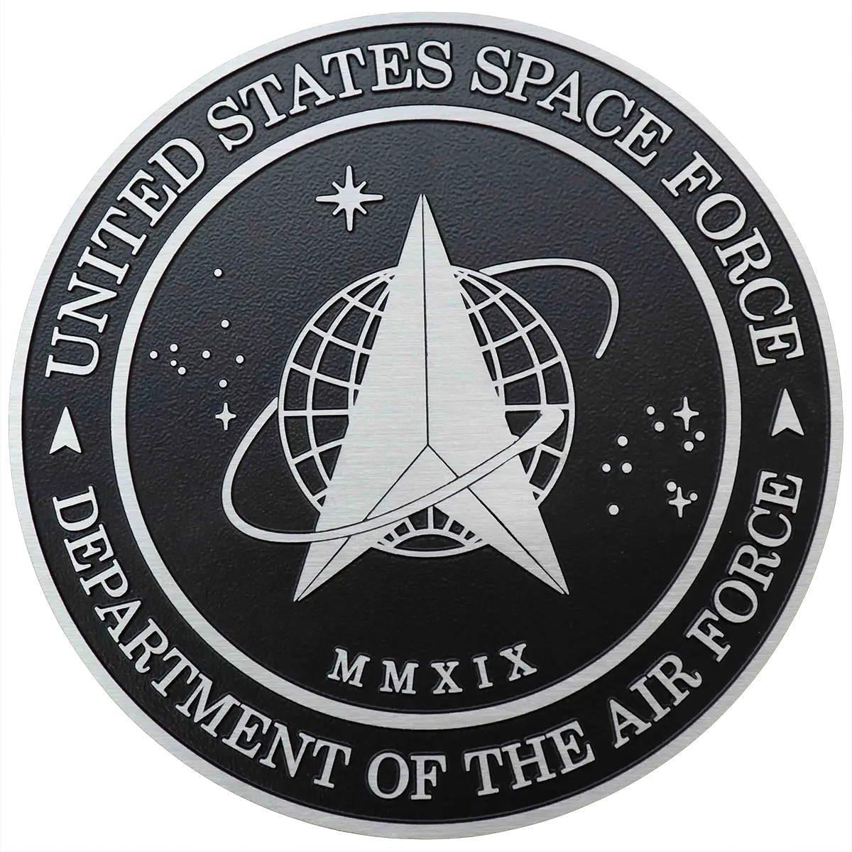 Solid cast division 10 BAA & BABA certified architectural aluminum US Space Force seal