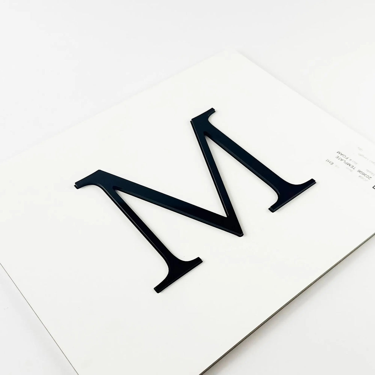 Black Acrylic Sign Letters & Numbers Gemini