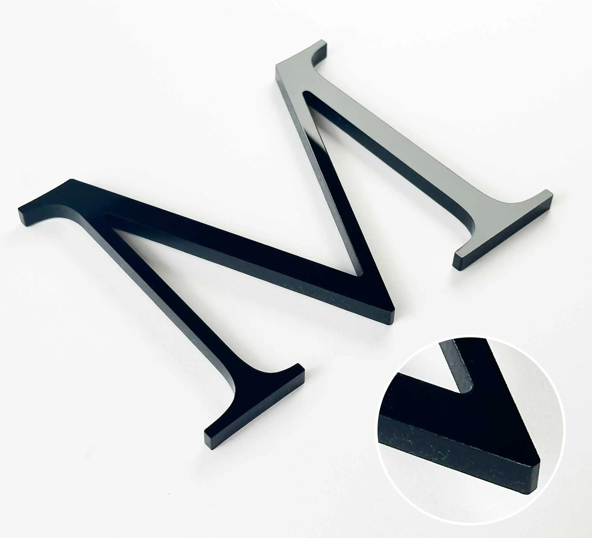 Black Acrylic Sign Letters & Numbers Gemini