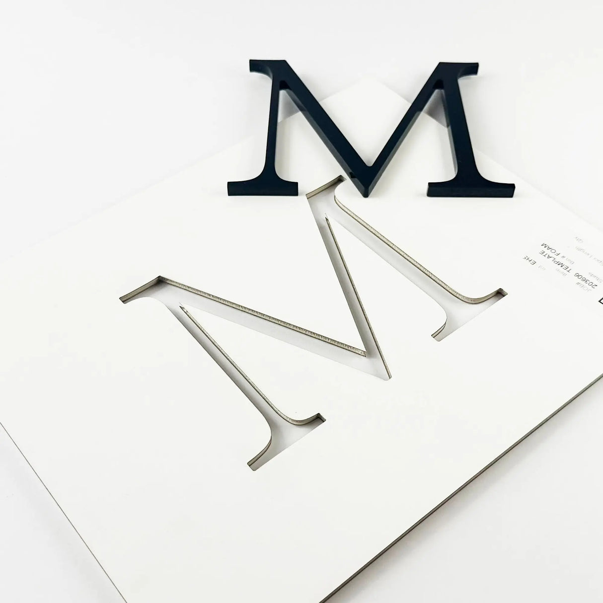 Black Acrylic Sign Letters & Numbers Gemini
