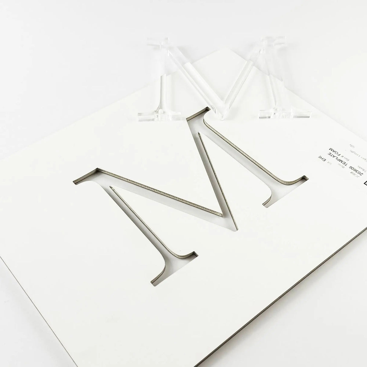 Clear Acrylic Sign Letters & Numbers Gemini