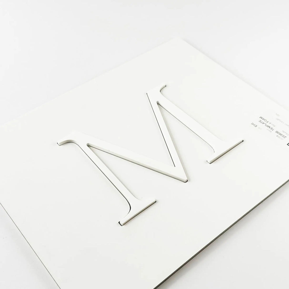White Acrylic Sign Letters & Numbers Gemini