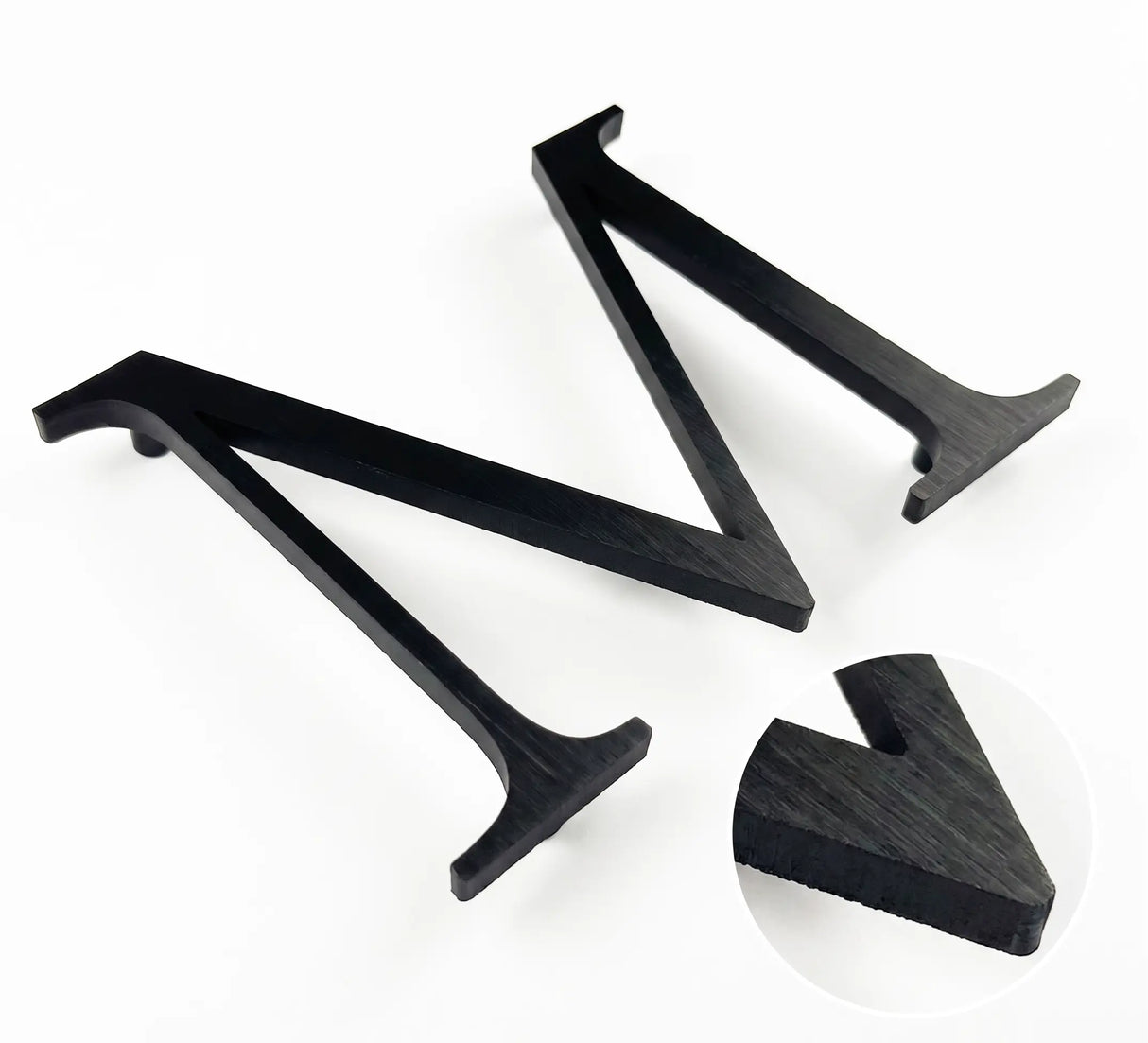 Black Anodized Aluminum Sign Letters & Numbers Gemini