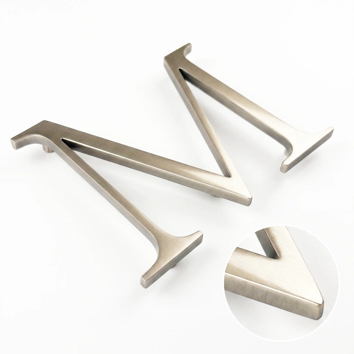 Champagne Polished & Anodized Aluminum Sign Letters & Numbers Gemini