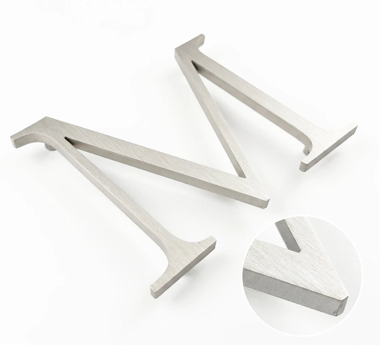 Clear Anodized Aluminum Sign Letters & Numbers Gemini
