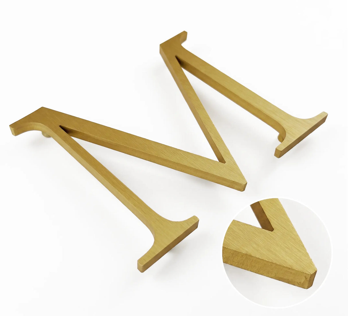 Gold Anodized Aluminum Sign Letters & Numbers Gemini