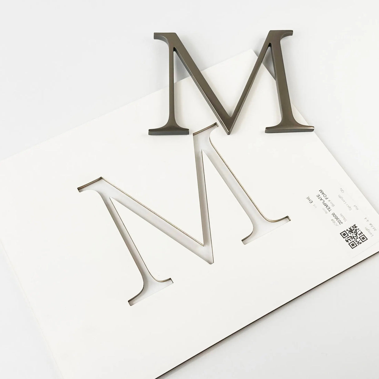 Light Bronze Polished & Anodized Aluminum Sign Letters & Numbers Gemini