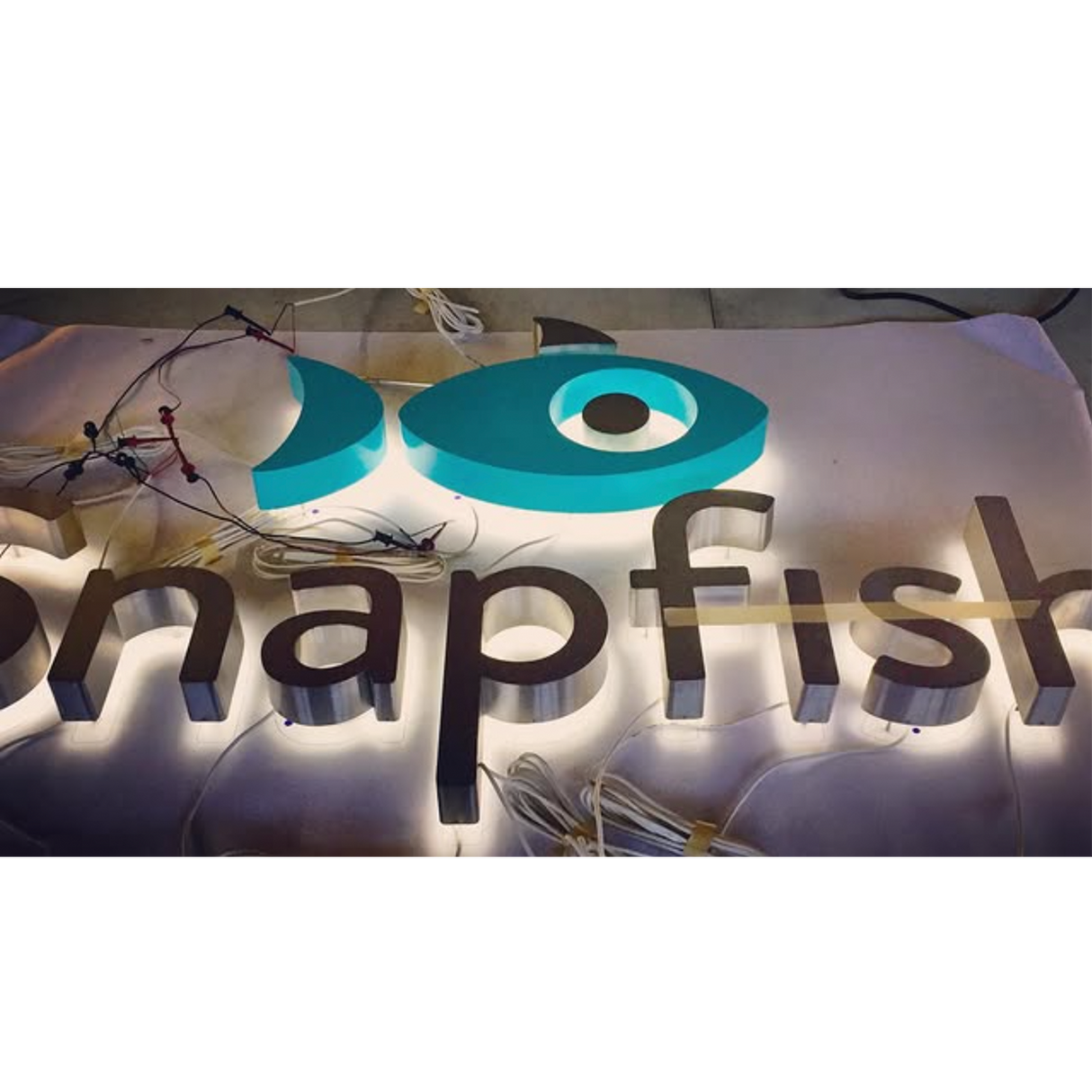 Back Lit Painted Aluminum Channel Letters & Numbers