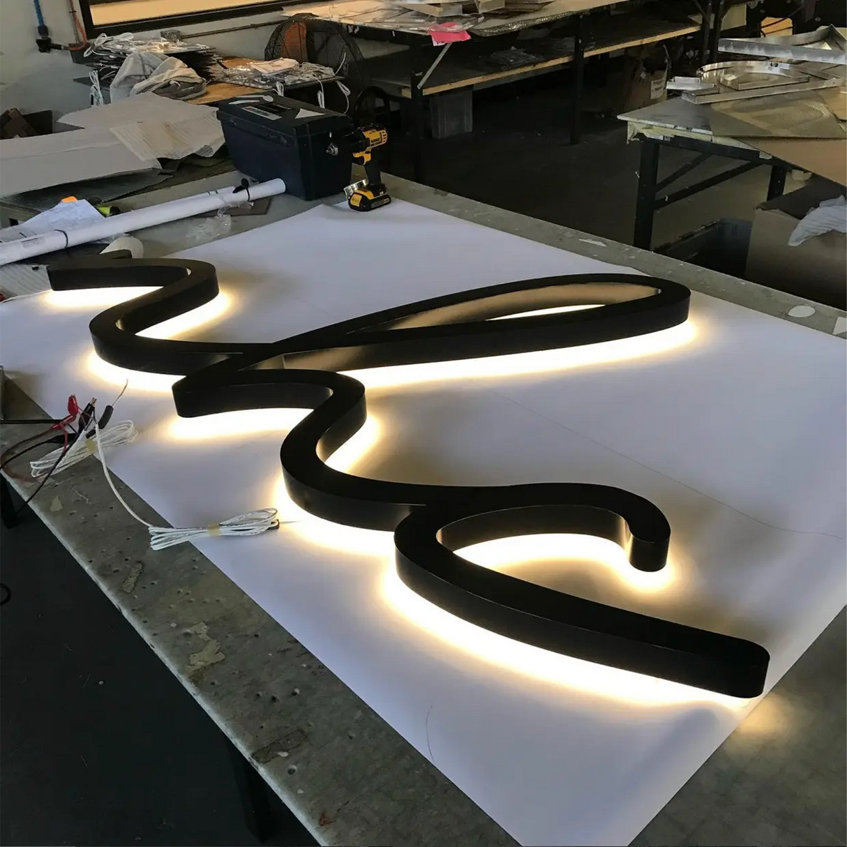 Back Lit Painted Aluminum Channel Letters & Numbers Signs & Branding Products