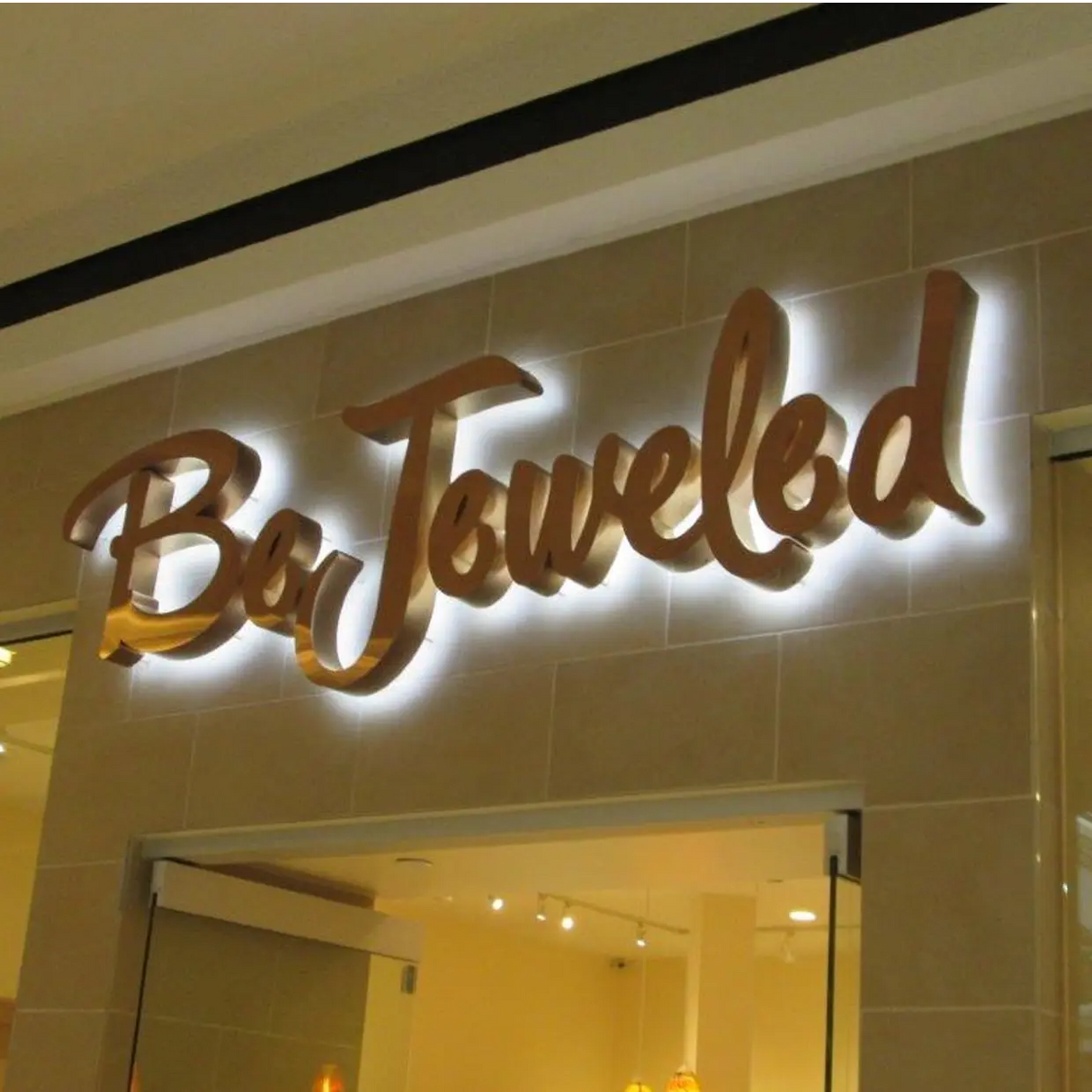 Back Lit Painted Aluminum Channel Letters & Numbers Signs & Branding Products