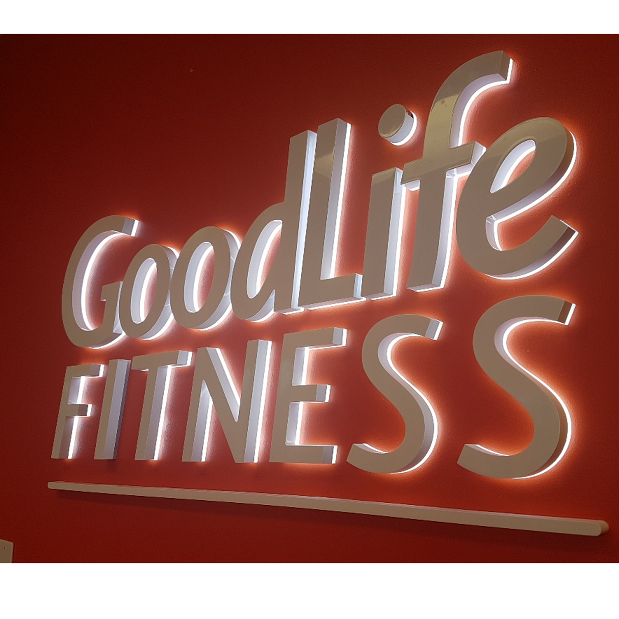 Back Lit Painted Aluminum Channel Letters & Numbers