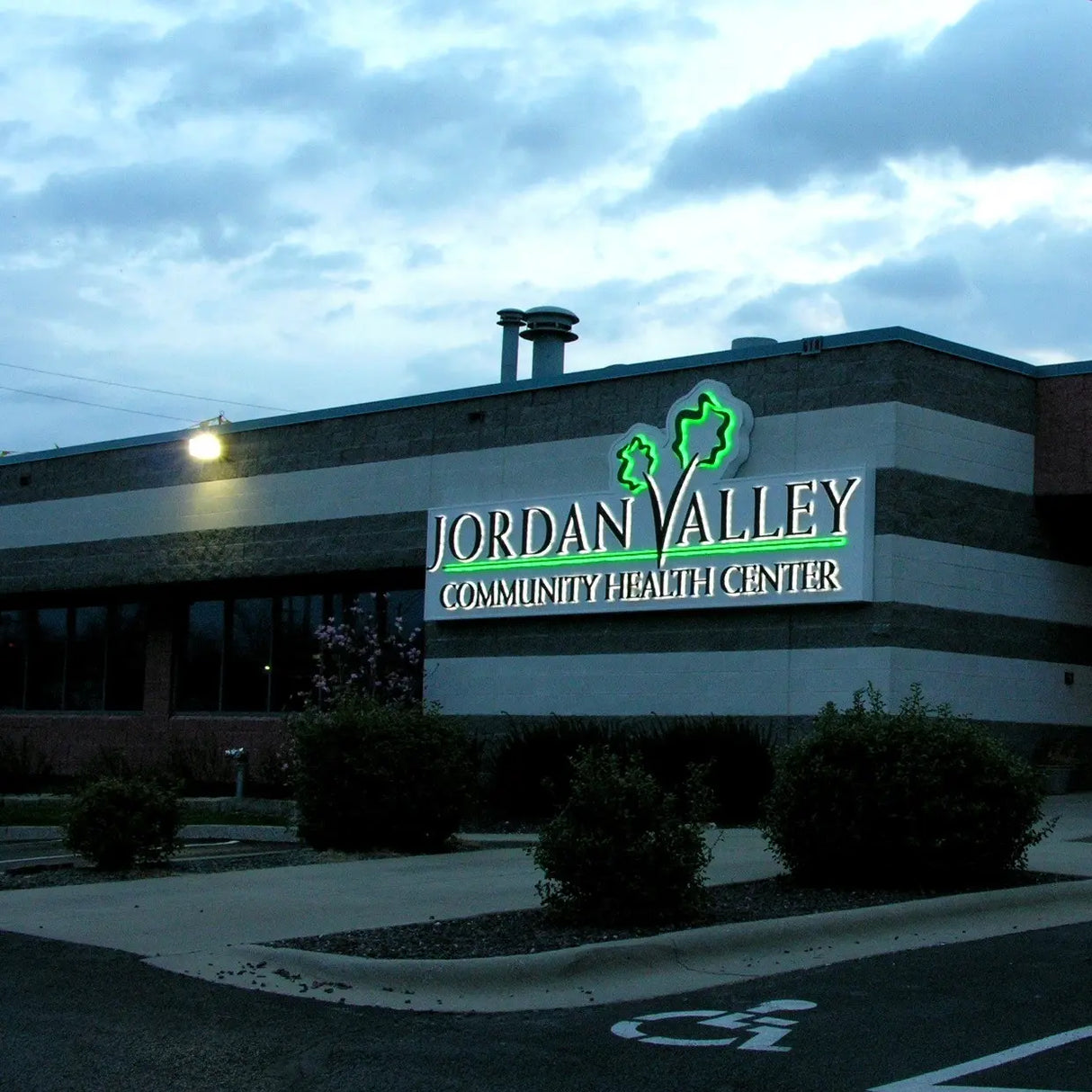 Back Lit Painted Aluminum Channel Letters & Numbers Signs & Branding Products