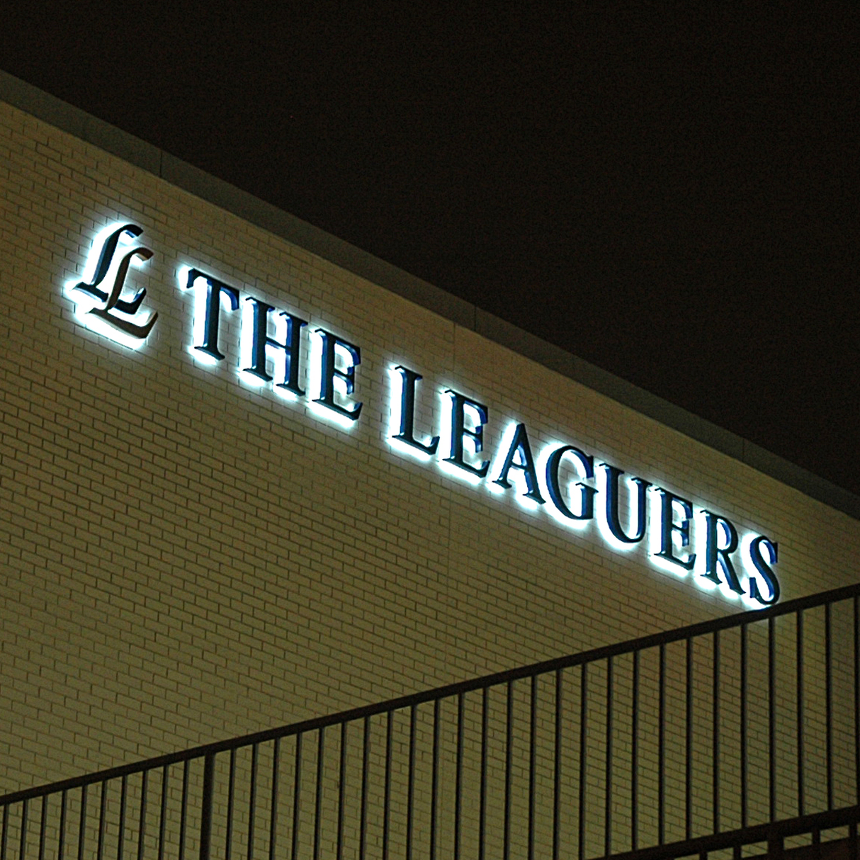 Back Lit Painted Aluminum Channel Letters & Numbers