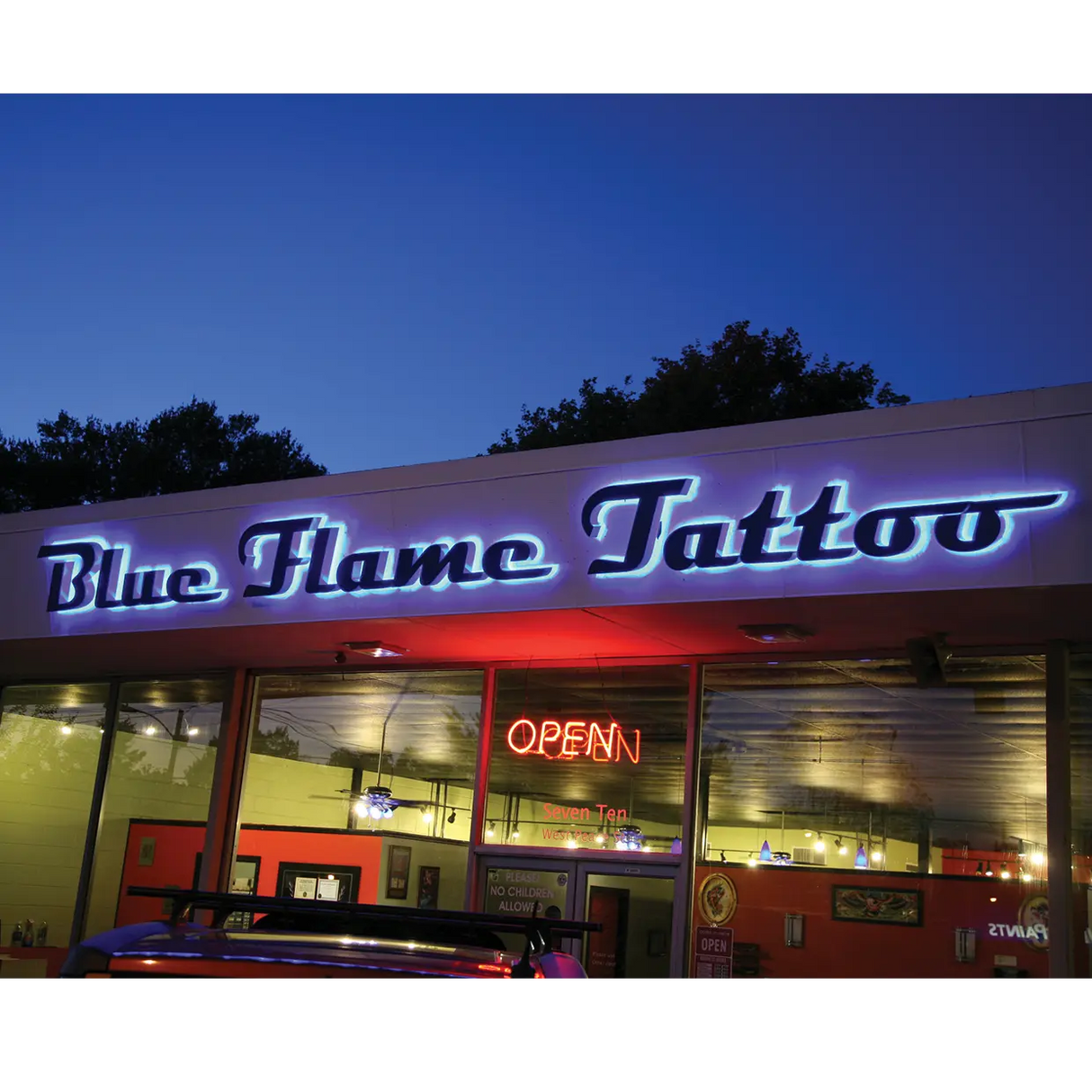 Back Lit Painted Aluminum Channel Letters & Numbers Signs & Branding Products