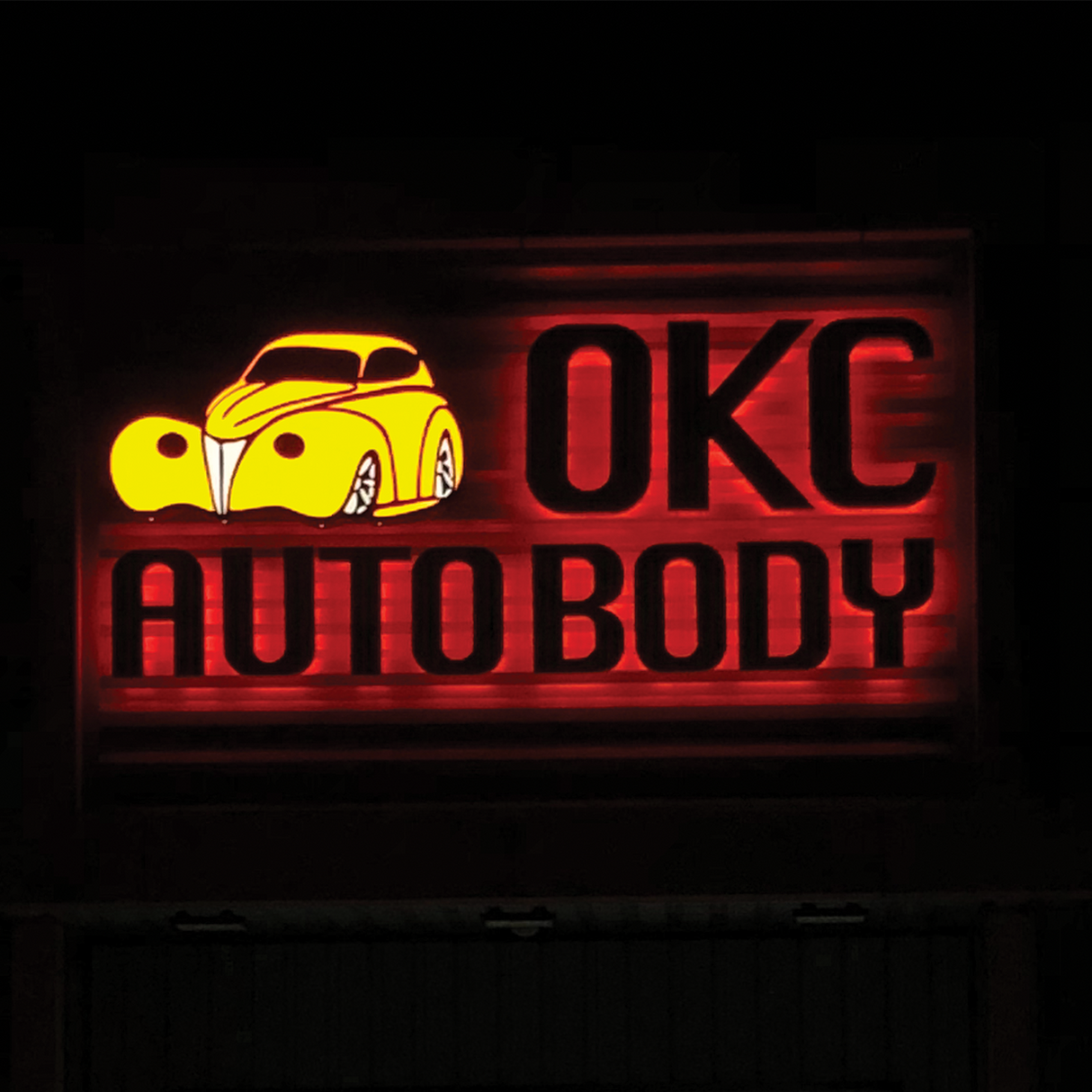 Back Lit Painted Aluminum Channel Letters & Numbers