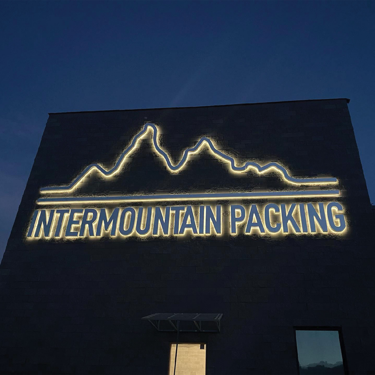 Back Lit Painted Aluminum Channel Letters & Numbers