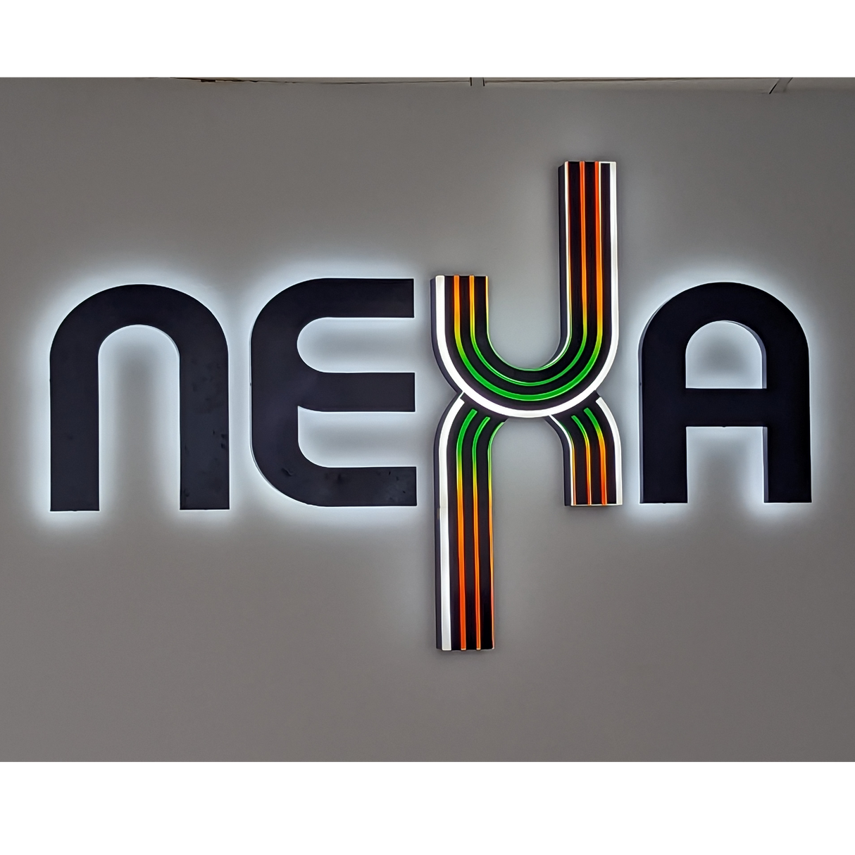 Back Lit Painted Aluminum Channel Letters & Numbers