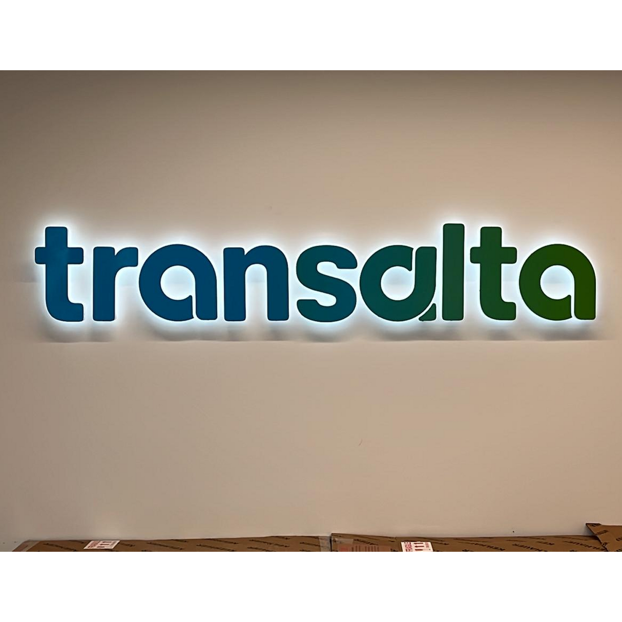 Back Lit Painted Aluminum Channel Letters & Numbers