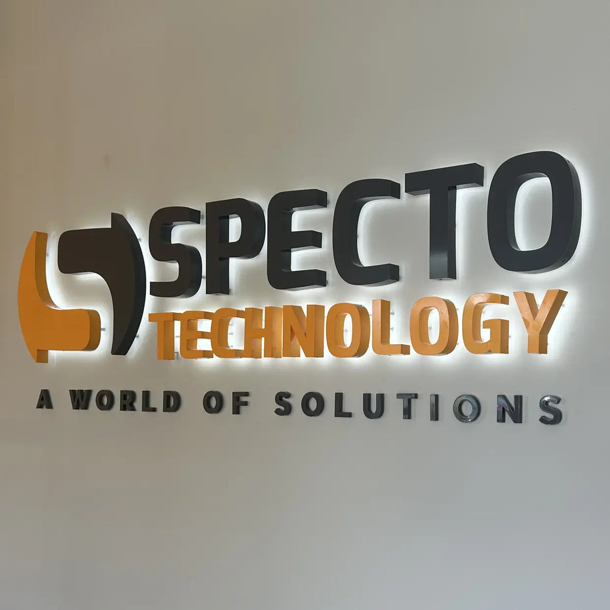 Back Lit Painted Aluminum Channel Letters & Numbers Signs & Branding Products
