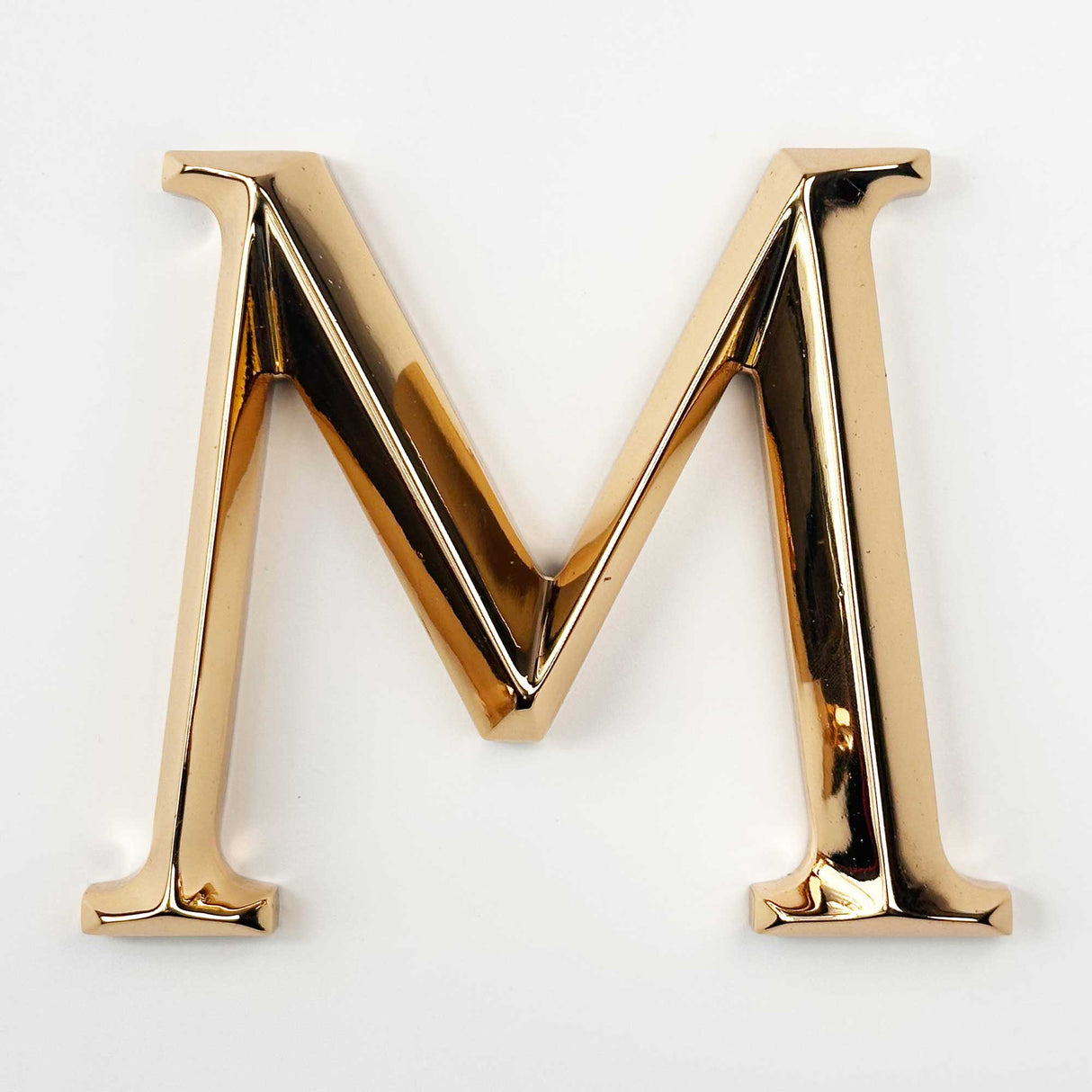 Polished Prismatic Cast Bronze Sign Letters & Numbers