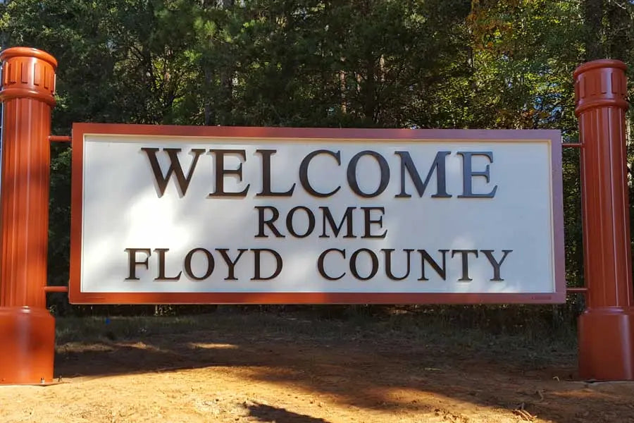 Anodized Cast Aluminum Sign Letters Gemini