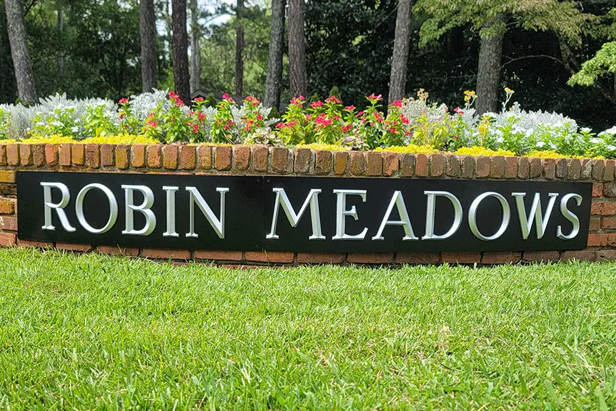 Prismatic Architectural Cast Aluminum Sign Letters & Numbers Gemini