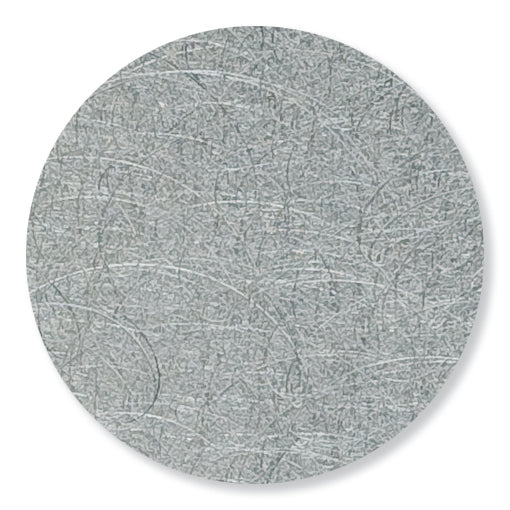 Sample of an orbital brushed finish on aluminum.