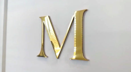 Installing Polished Brass Sign Letters Signs & Branding Products
