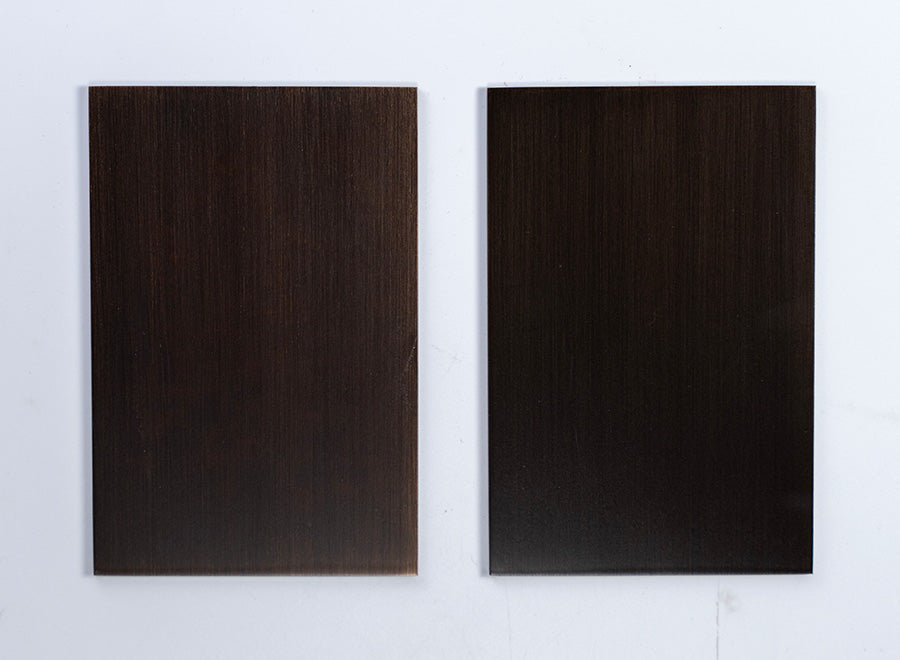 dark oxidized bronze finish