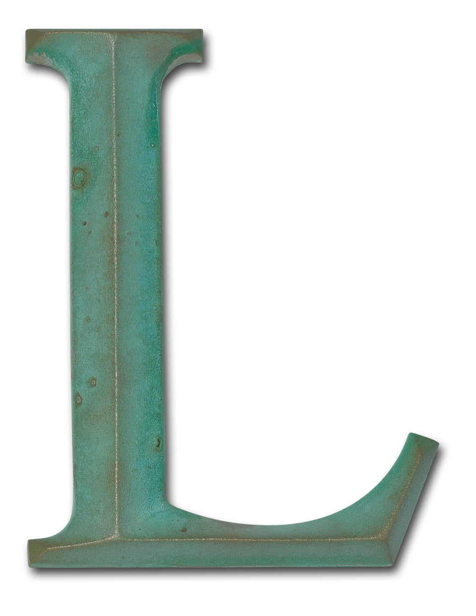 Verde Patina Prismatic Cast Bronze Sign Letters & Numbers Gemini