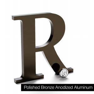Polished & Bronze Coated Aluminum