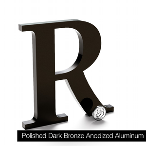 Polished & Dark Bronze Coated