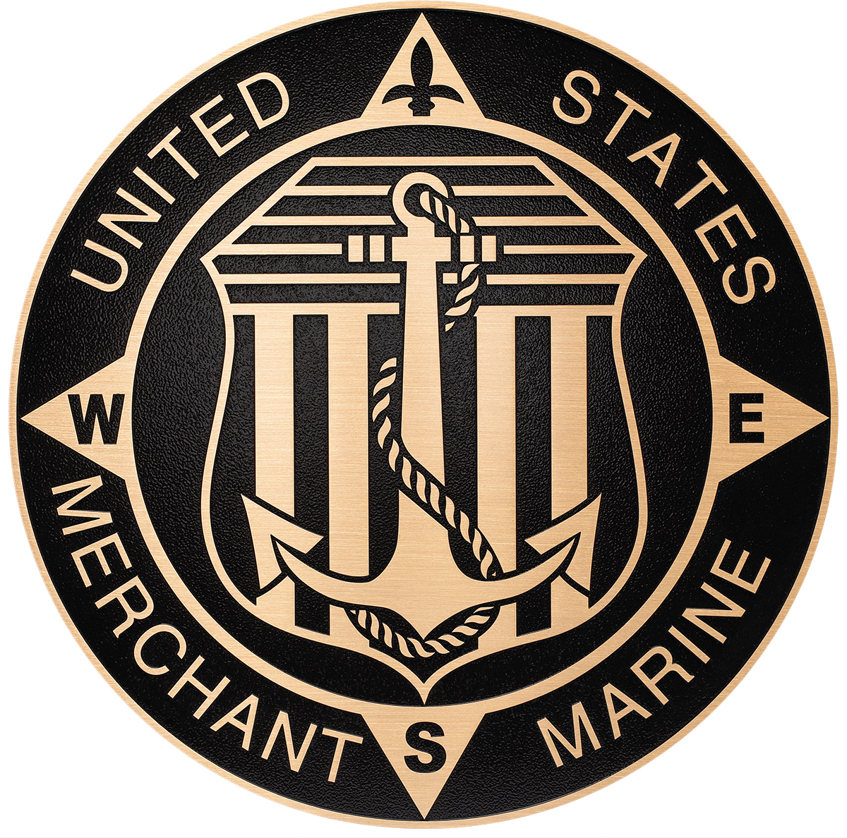 US Military Bronze Seal (Flat Relief)