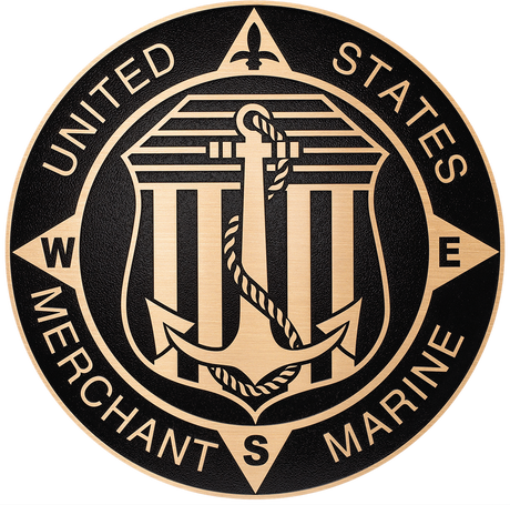 US Military Bronze Seal (Flat Relief)