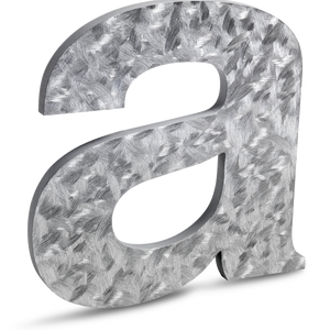 Random Arc Brushed Aluminum