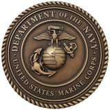 3D Sculpted Bronze US Marine Corps Seal