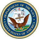 US Navy colored aluminum seal
