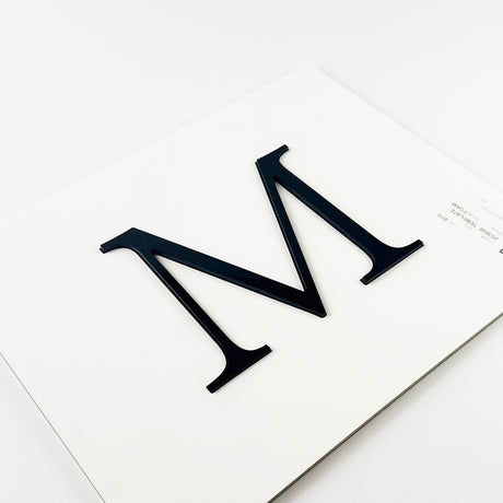 Black Acrylic Sign Letters & Numbers