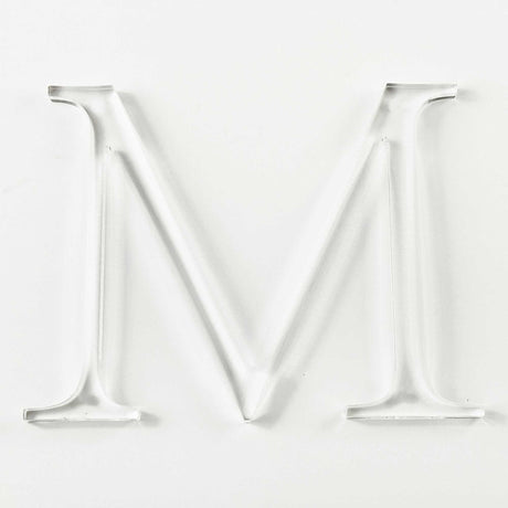 Clear Acrylic Sign Letters & Numbers