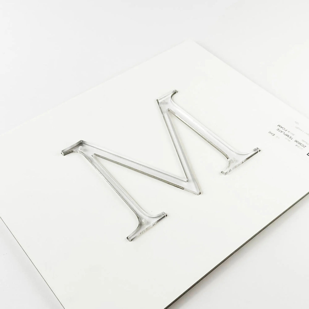 Clear Acrylic Sign Letters & Numbers Gemini