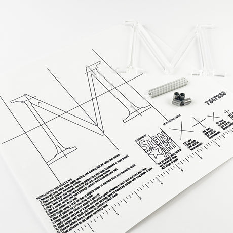 Clear Acrylic Sign Letters & Numbers