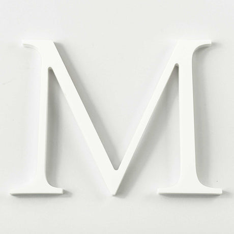 White Acrylic Sign Letters & Numbers